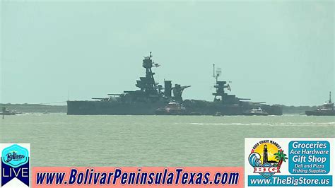 Battleship Texas Moving To Dry Dock For Repairs