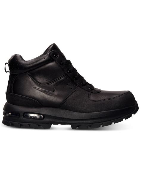 Lyst Nike Air Max Goaterra Leather Boots In Black For Men