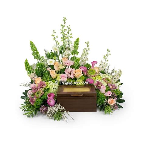 Cremation Urn Arrangement Made For A Box Container Urn Arrangements