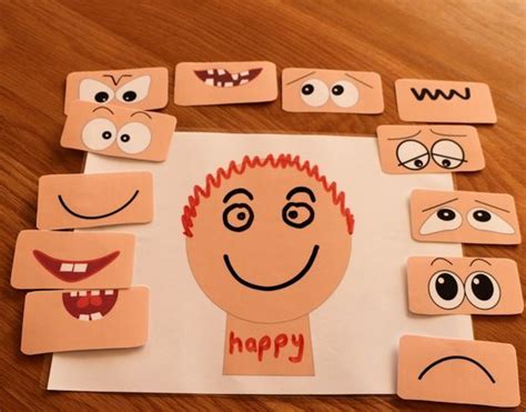 Make A Face Activities Elsa Support Emotions For Children Toddler