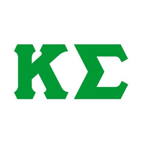 Kappa Sigma Big Greek Letter Window Sticker Decal Sale 895 Greek Gear®