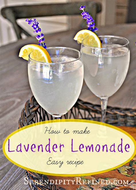 Serendipity Refined Blog How To Make Lavender Infused Lemonade