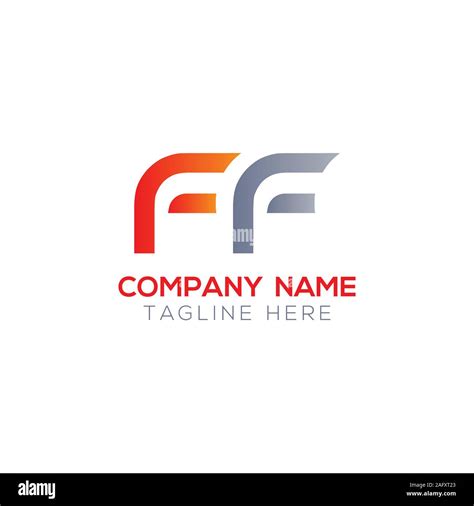 Initial Ff Letter Linked Logo Creative Letter Ff Modern Business Logo