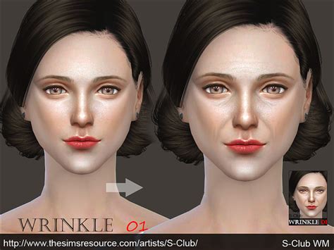Wrinkle 01 By S Club Wm At Tsr Sims 4 Updates