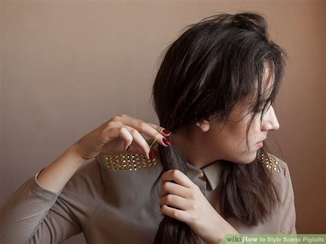 How To Style Scene Pigtails 10 Steps With Pictures Wikihow