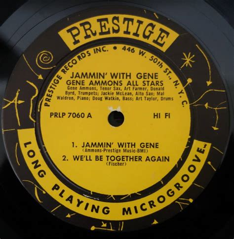 ヤフオク Us オリジナル Mono Prestige Gene Ammons All S