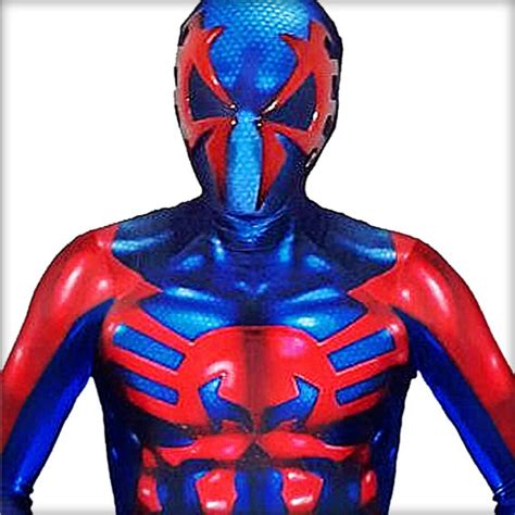 Spiderman 2099 Costume Mens Boys Cosplay Replica Suit Etsy