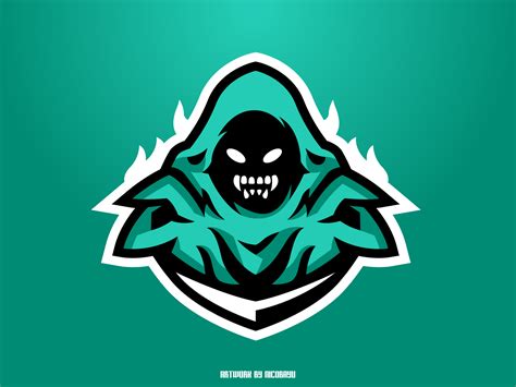 Ghost Mascot Logo By Nicobayu19 On Dribbble