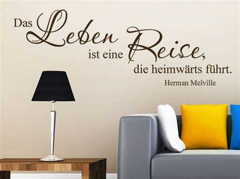 Hier findet ihr den perfekten hochzeitsspruch. Wandtattoo Das Leben ist eine Reise... von Wandtattoo.de