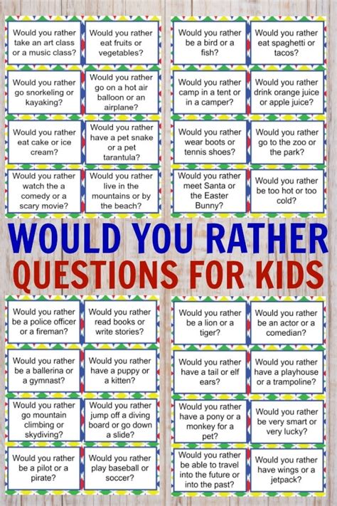 Would You Rather Questions For Teens