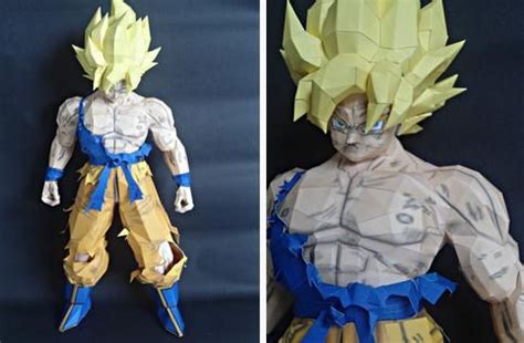 Dragon ball z movie 03: Dragon Ball Z - Goku SSJ2 Paper Model - by Nadask Projects ...