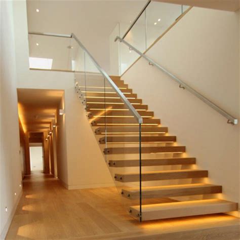 China Modern Wood Staircase Design For House Interior Straight Mono