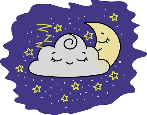 Sleep Cloud Cartoon Clipart Full Size Clipart 5403912 Pinclipart