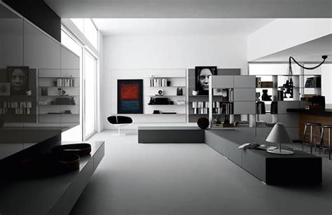 Open Space Living Room Designs By Valcucine
