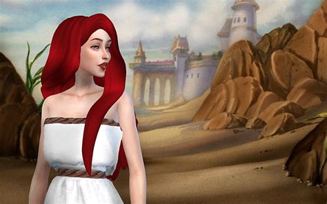 Stardust Sims 4 — Ariel Shipwreck Dress You Remember Her First Dress