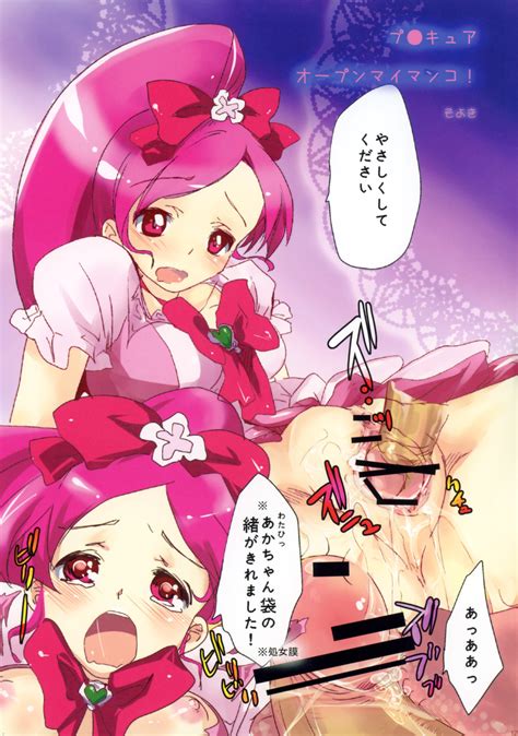 Rule 34 Censored Cure Blossom Heartcatch Precure Heartcatch Pretty Cure Magical Girl Nipples