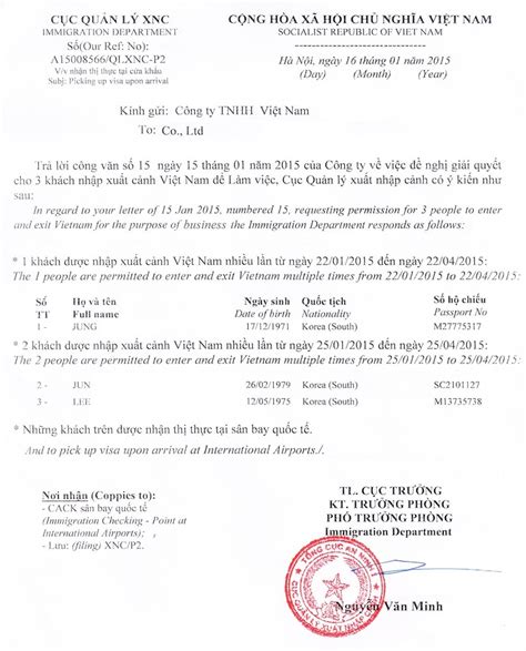 You have to get these documents from the state you want to apply visa for. Vietnam Visa On Arrival,Invitation Letter Visa Vietnam ...