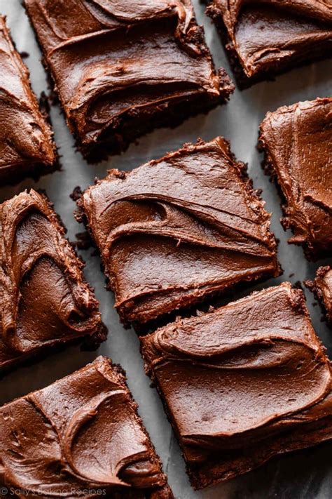 Chewy Fudgy Frosted Brownies