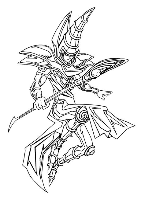 Yu Gi Oh Coloring Pages Yugioh Drawing Tv Series Color Clipartmag Getdrawings Pics Sketch