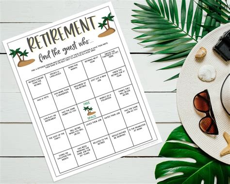 Retirement Find The Guest Who Party Games Icebreaker Game Etsy