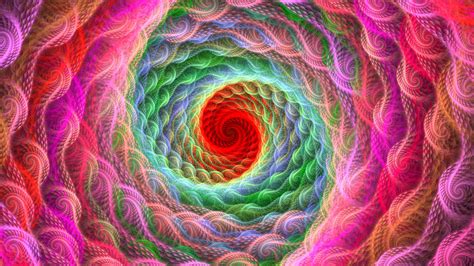 Spiral Bright Colorful Swirling 4k Abstract Hd Wallpaper