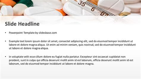Drugs And Medications Powerpoint Template Slidesbase
