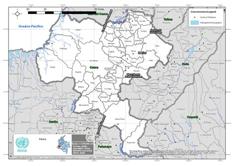 Mapa Del Cauca Tamaño Completo Ex