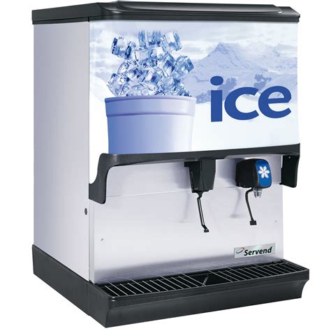 Servend 2704811 S150 Countertop Ice And Water Dispenser 150 Lb Ice