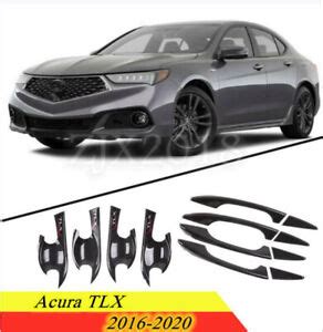 Fit For Acura Tlx Abs Carbon Fiber Outer Door Handle Cover