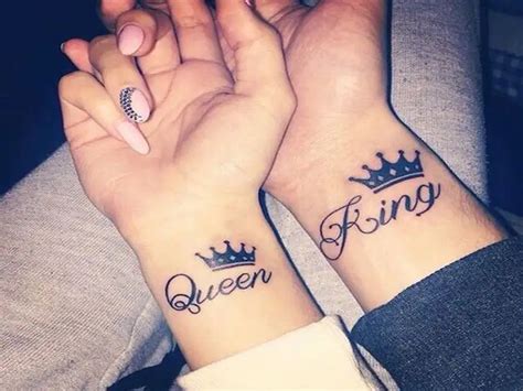 King And Queen Crown Tattoo Drawing
