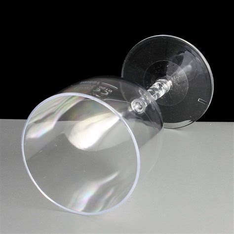 644c 125ml Reusable Polystyrene Plastic Wine Glasses Ce