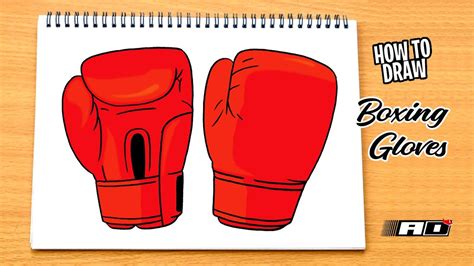 How To Draw Boxing Gloves Youtube