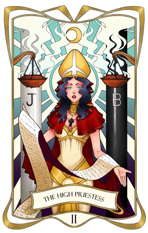 The High Priestess Tarot Reading The Second Symbolic Motif Found In