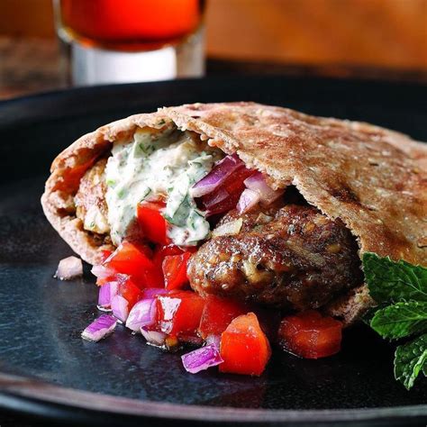 Turkey Burgers With Spinach Feta Tzatziki Recipe Lamb Recipes