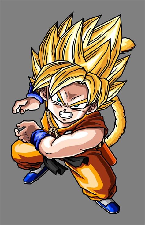 Kid Goku Super Saiyan By Hsvhrt On
