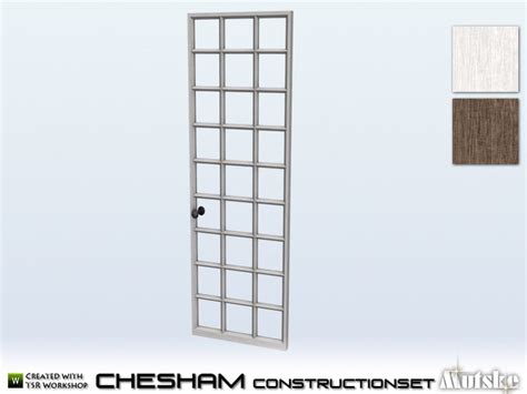 Mutskes Chesham Just A Door Mid Glass The Sims Sims 4 Woodville