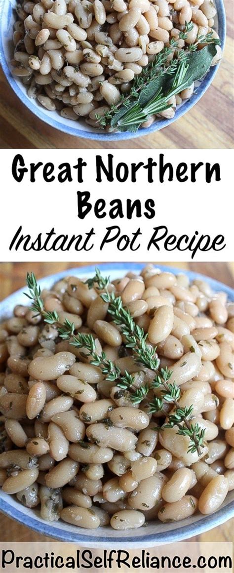 Programmable pressure cooker smoked sausage and tuscan white b… Instant Pot Great Northern Beans | Recipe | Northern beans ...