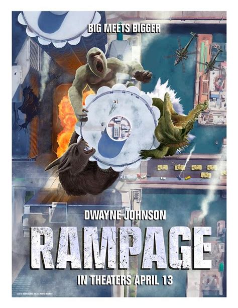 Watch online rampage (2018) in full hd quality. Exclusive: 'Rampage' Poster Revealed for Monster Week, Win ...