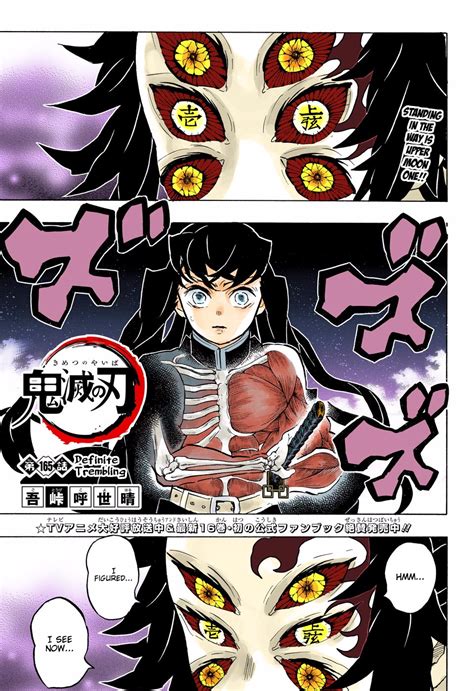 Kimetsu No Yaiba Digital Colored Comics Chapter 165 Anime Demon