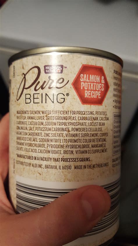 Feline natural hypoallergenic canned cat food is made using a blend of carefully selected ingredients that are meant to benefit your pet nutritionally while reducing their exposure to common allergens or ingredients linked to sensitivities. Pure Being Canned Dog Food? : aldi