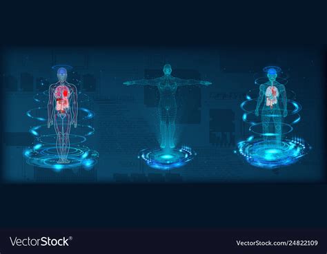 Human Body Low Poly Wireframe Royalty Free Vector Image