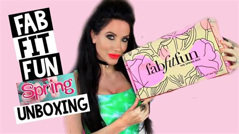 Fab Fit Fun Unboxing Spring Youtube