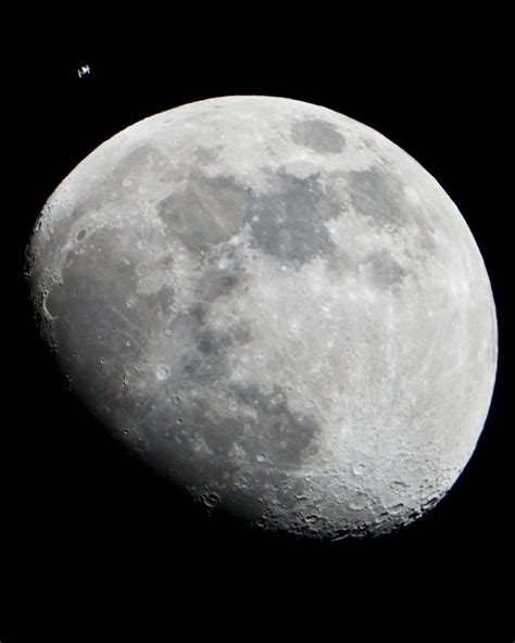 Nasa Moon And International Space Station