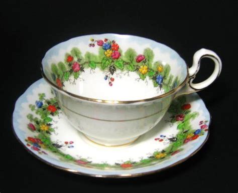 Beautiful Tea Cups And Saucers Art Deco Aynsley Floral Tea Cup And