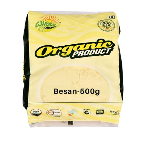 Besan 500g 100 Organic India Organic Usda Certified Organic Product