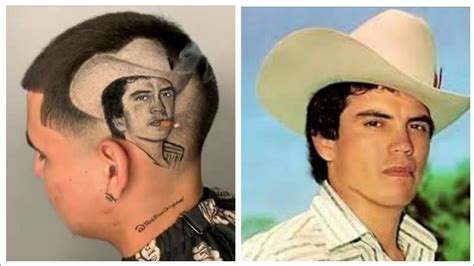 His controversial career ended in tragedy. 3D Hair Portrait Hairstyle (Chalino Sanchez) | Cut By Rob ...