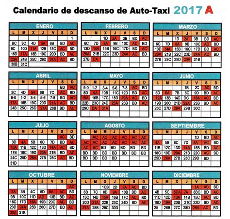 Calendario Descanso Taxis Sevilla 2017 Taxi Sevilla Aeropuerto