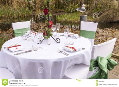 Wedding Table Setting 4 Stock Image Image Of Tablecloth