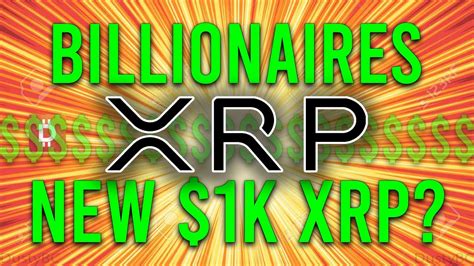 The pattern would indicate prices a boatload higher to. Billionaire's MASSIVELY Entering Crypto, New $1000/XRP ...