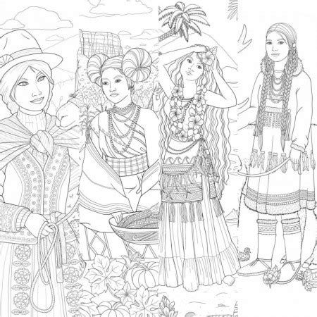 30 Free Printable Native American Coloring Pages Coloring Home